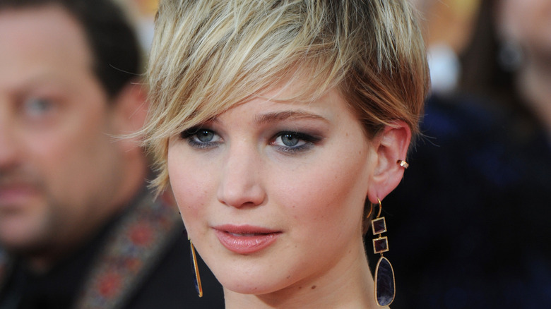 Jennifer Lawrence with short hair