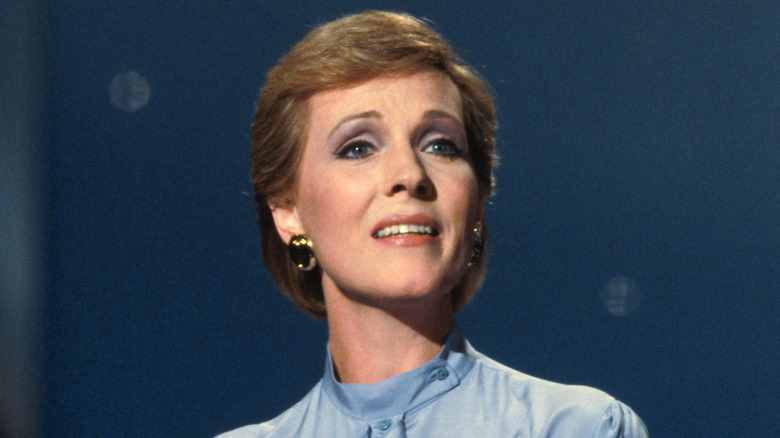 Julie Andrews with short hair