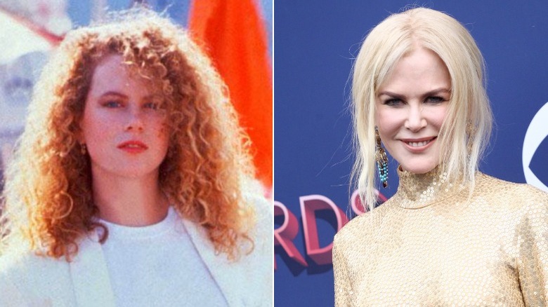 Nicole Kidman before and after natural hair