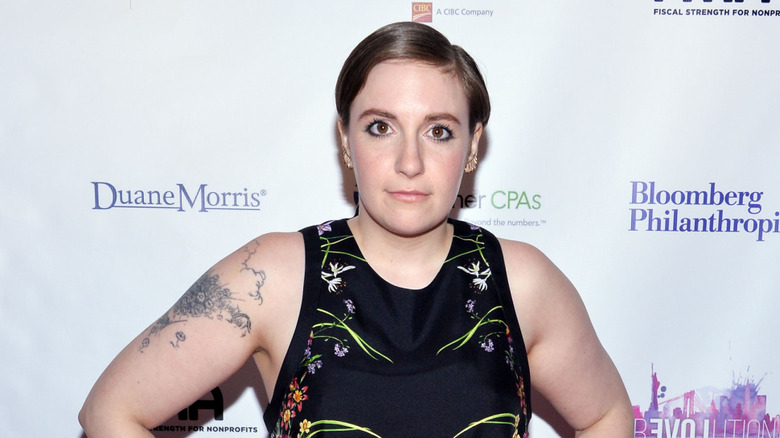 Lena Dunham, who sometimes sports underarm body hair