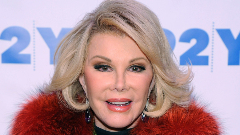 Joan Rivers poses for a photo