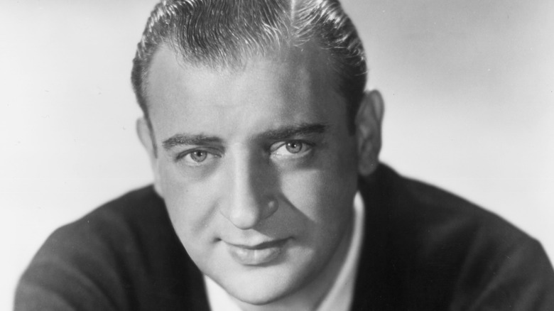 Rodney Dangerfield sits for a photo