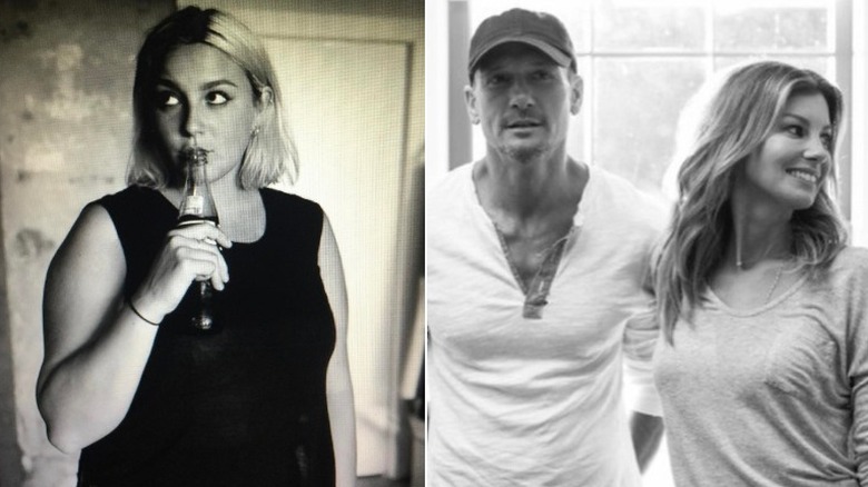 Faith Hill and Tim McGraw and daughter