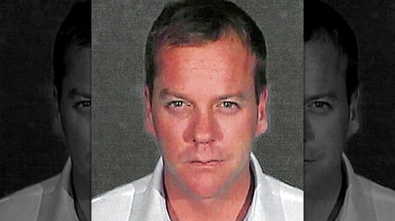 Kiefer Sutherland mugshot