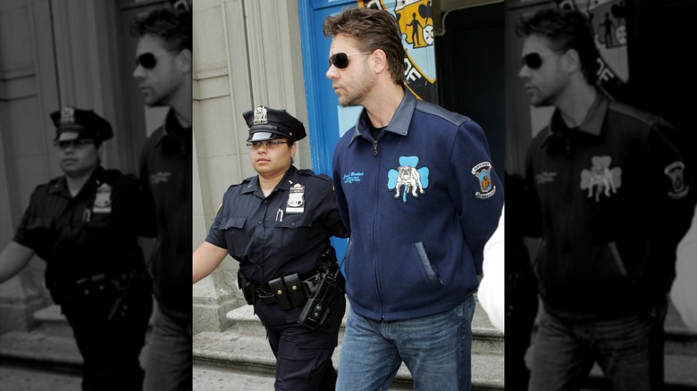 Russell Crowe getting arrested in New York
