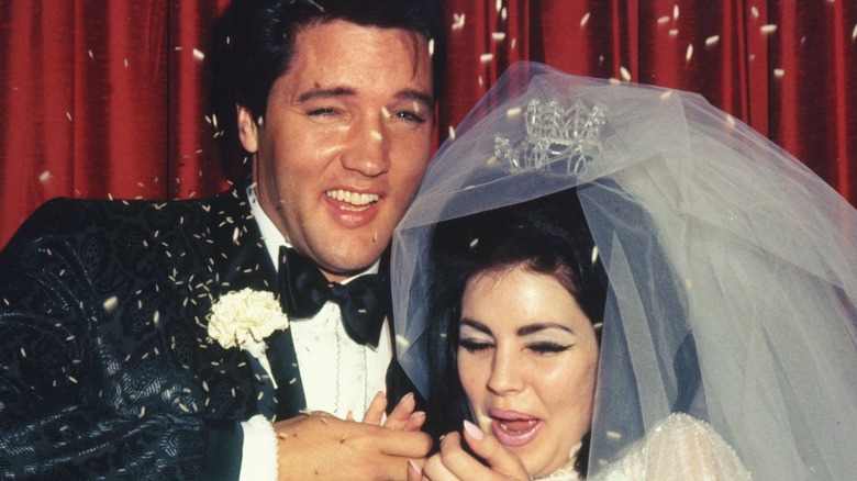 Elvis and Priscilla Presley