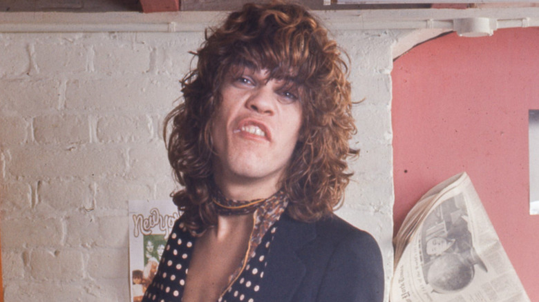 David Johansen sneering