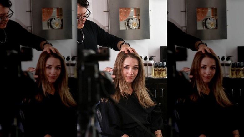 Marco Pelusi with a client