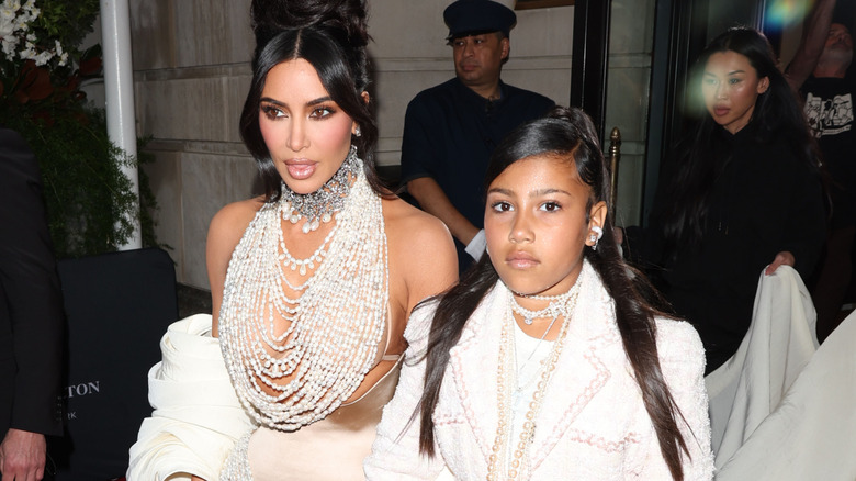 Kim Kardashian and North West