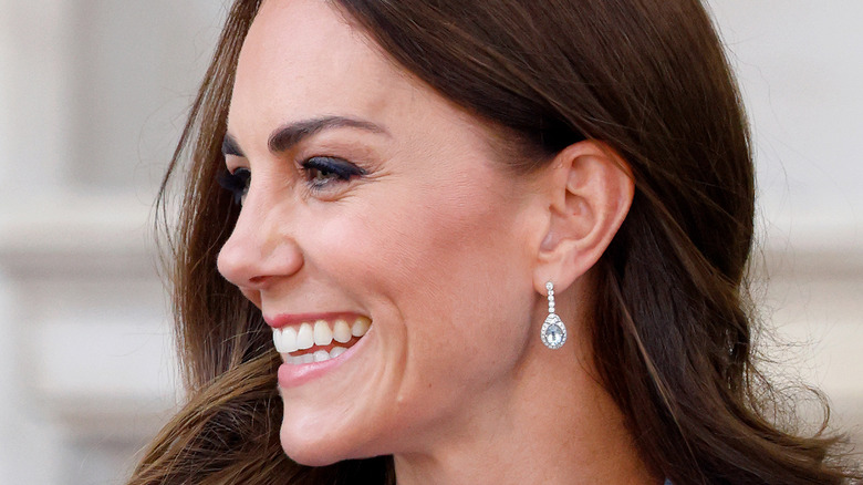 Kate Middleton in profile