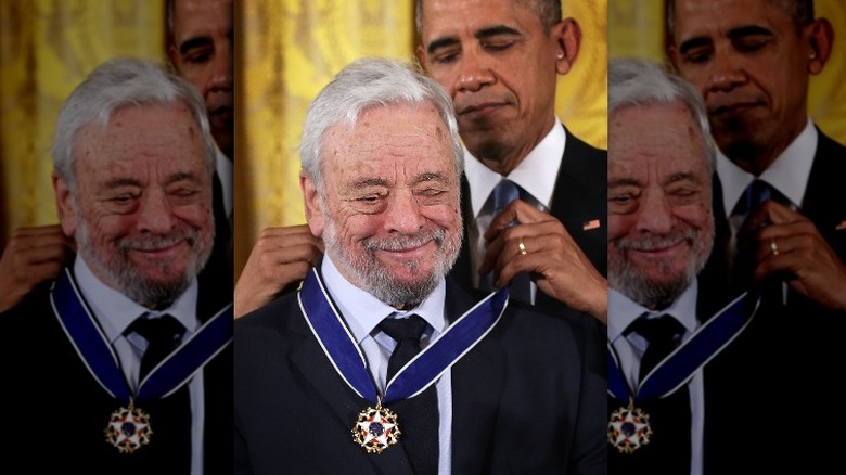 Stephen Sondheim and Barack Obama