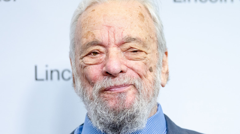 Stephen Sondheim posing 