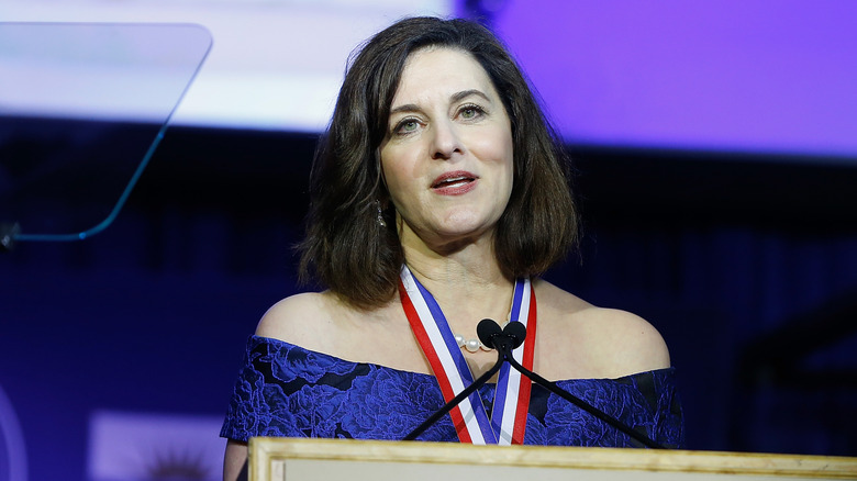 Victoria Reggie Kennedy attends 2017 Ellis Island Medals of Honor Ceremony at Ellis Island (2017)