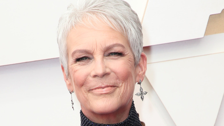 Jamie Lee Curtis smiling