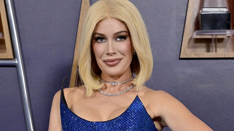 Heidi Montag posing at event