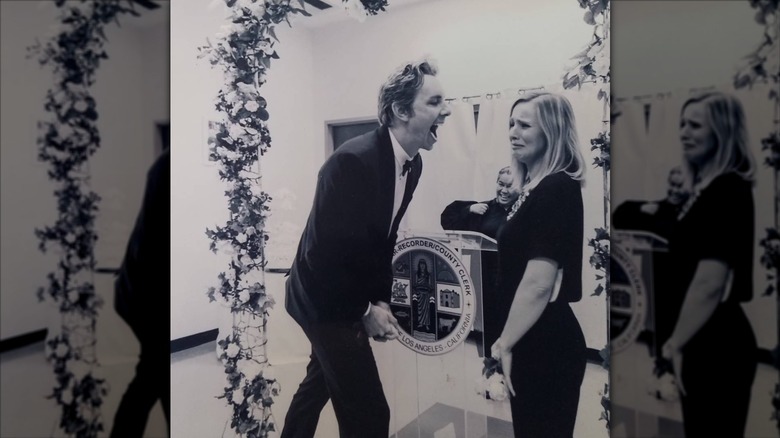 Kristen Bell and Dax Shepherd wedding