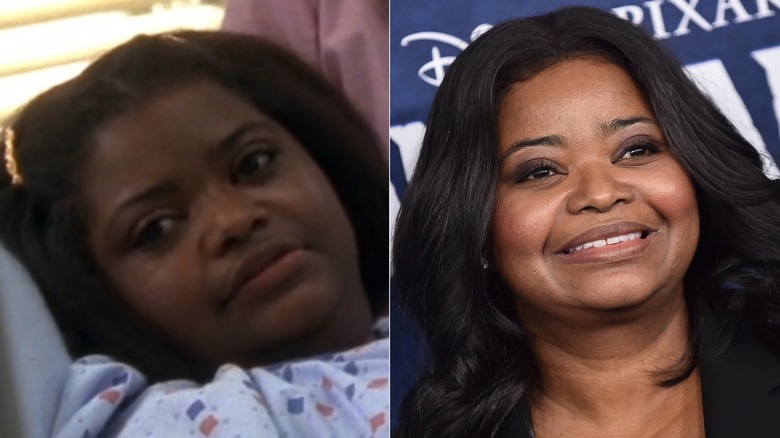 Octavia Spencer in "ER" vs. now