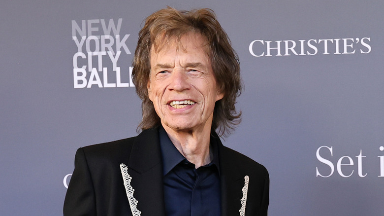 Mick Jagger on the red carpet in May 2026