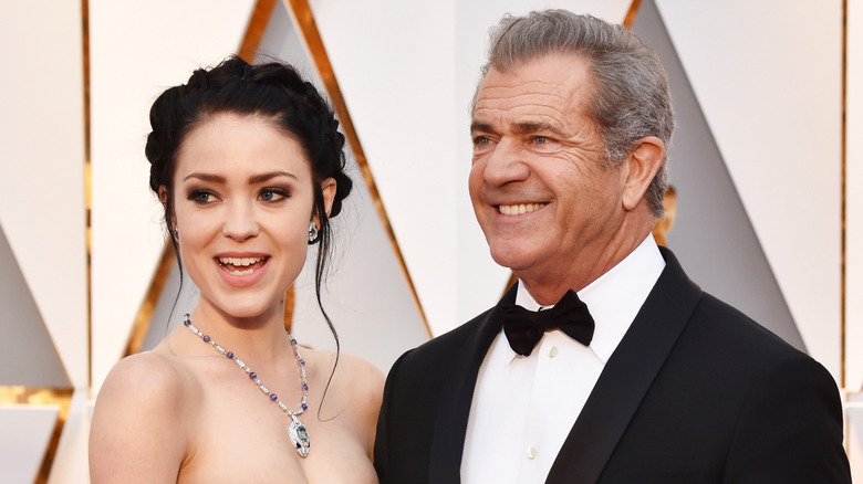 Mel Gibson and Rosalind Ross