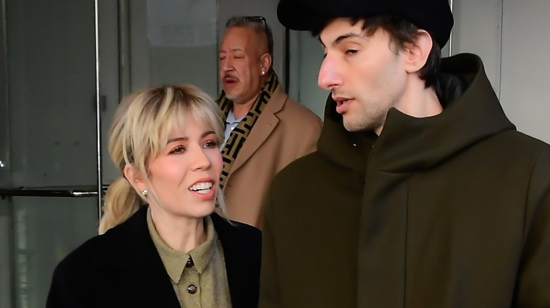 Jennette McCurdy is seen in midtown on January 21, 2026 in New York City