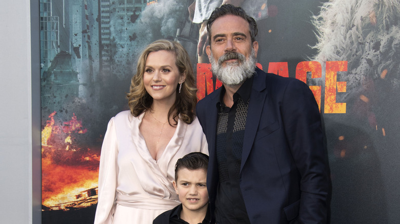 Hilarie Burton and Jeffrey Dean Morgan with son August