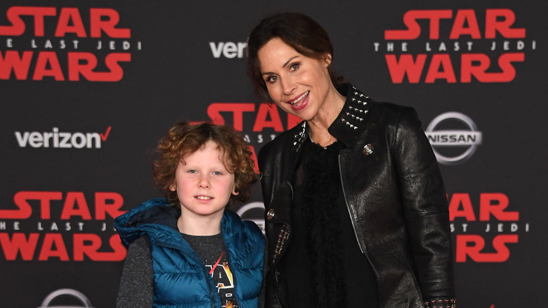 Minnie Driver and son Henry