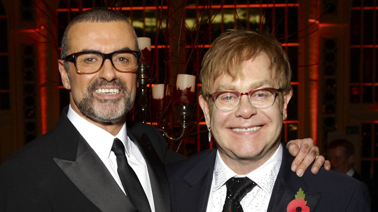 George Michael and Elton John