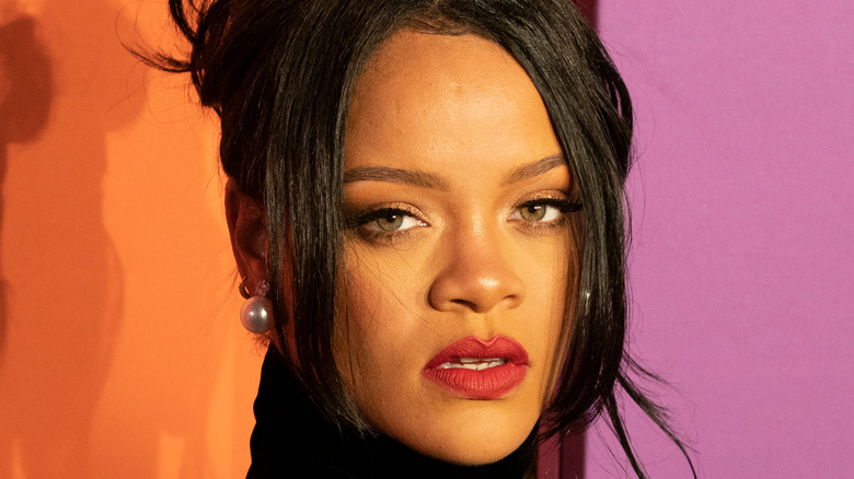 Rihanna at an event
