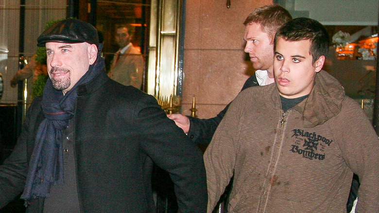 John Travolta with son Jett Travolta