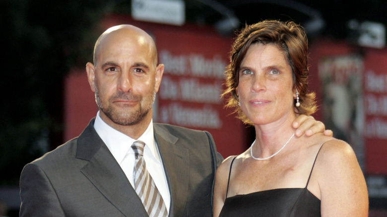 Stanley Tucci with his first wife Kate Tucci