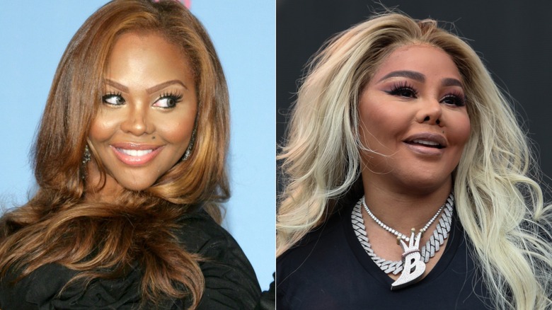 Lil' Kim side-by-side transformation