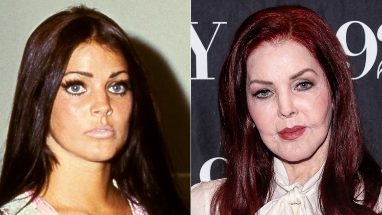 Priscilla Presley then and now