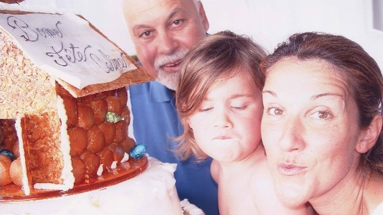 Celine Dion and René-Charles and Rene Angélil