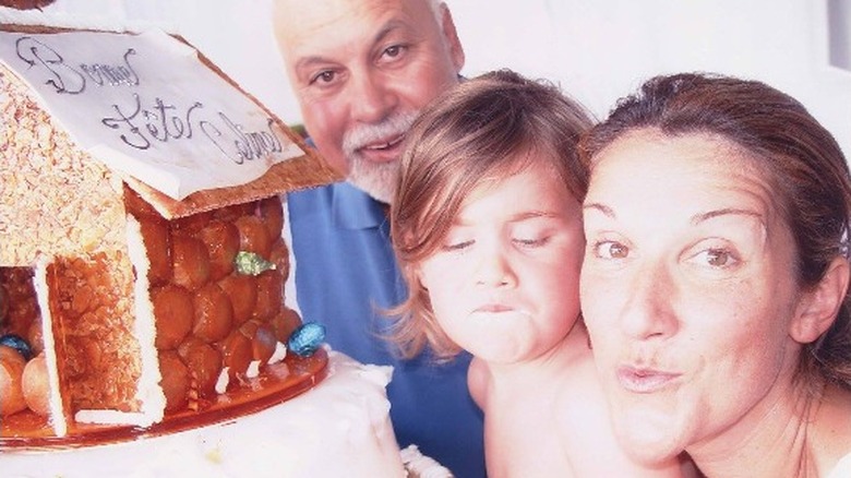 Celine Dion and René-Charles and Rene Angélil