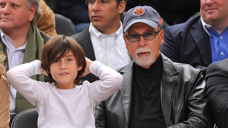 René-Charles Angélil with his father René Angélil