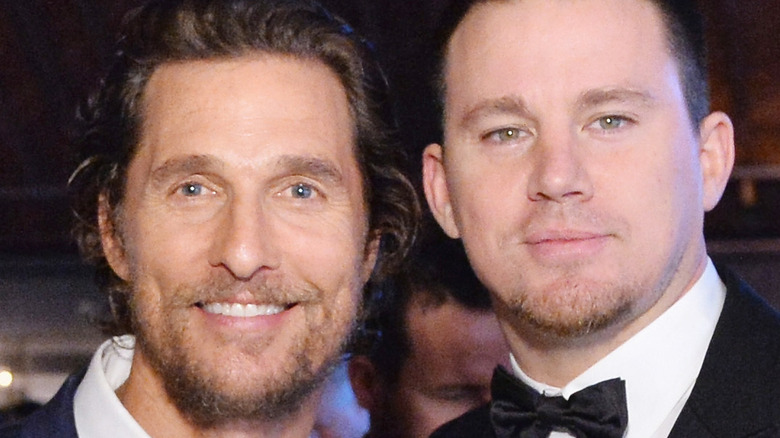 Channing Tatum and Matthew McConaughey at an event. 