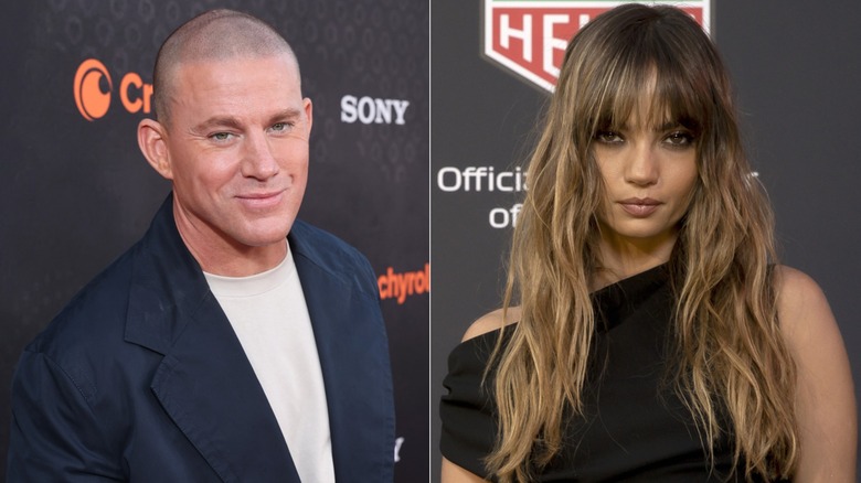 Photo of Channing Tatum next to photo of Inka Williams on red carpet
