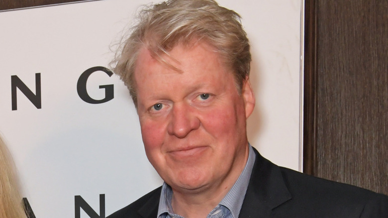 Chalres Spencer looking serious