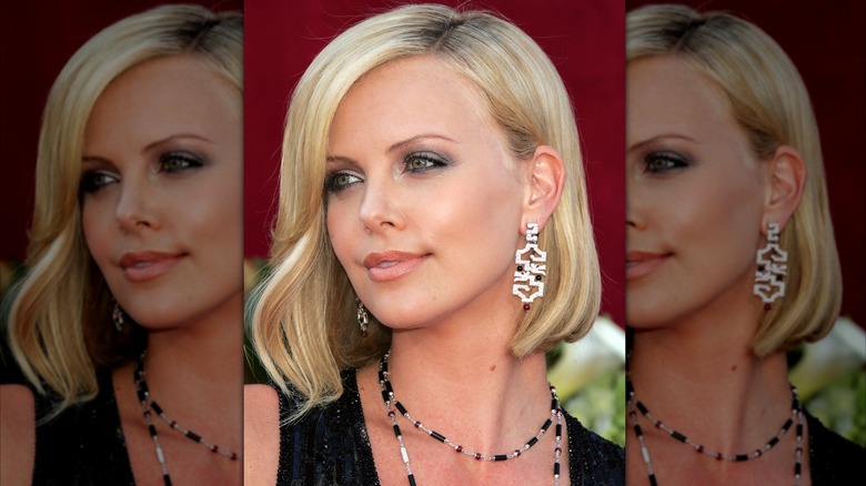 Charlize Theron at the 2005 Emmy Awards