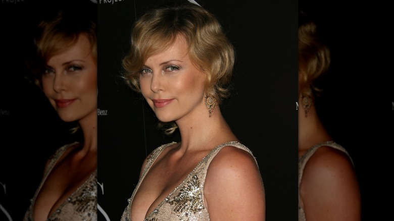 Charlize Theron at a Hollywood grand opening event