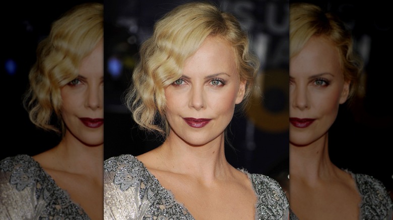 Charlize Theron attends a screening of "The Road"