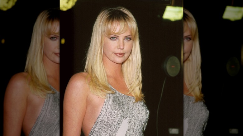 Charlize Theron attends the premiere of "Reindeer Games" in 2000
