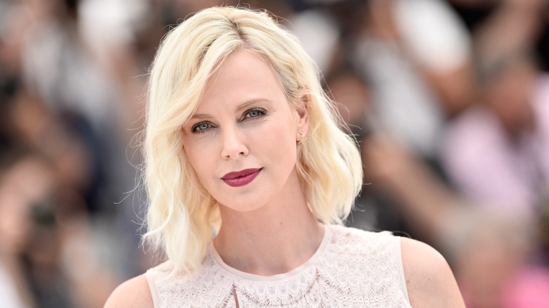 Charlize Theron poses at the 2016 Cannes Film Festival