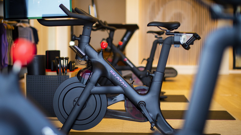 peloton bike stationary cycling