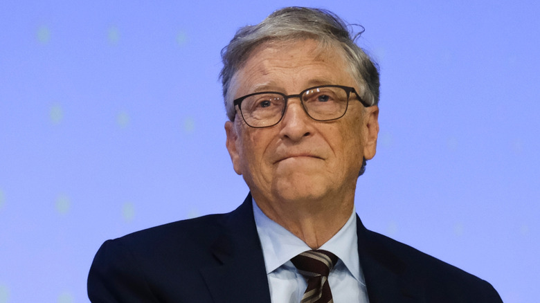 Bill Gates looking distressed
