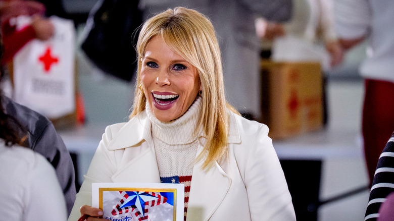 Cheryl Hines smiling at Red Cross event