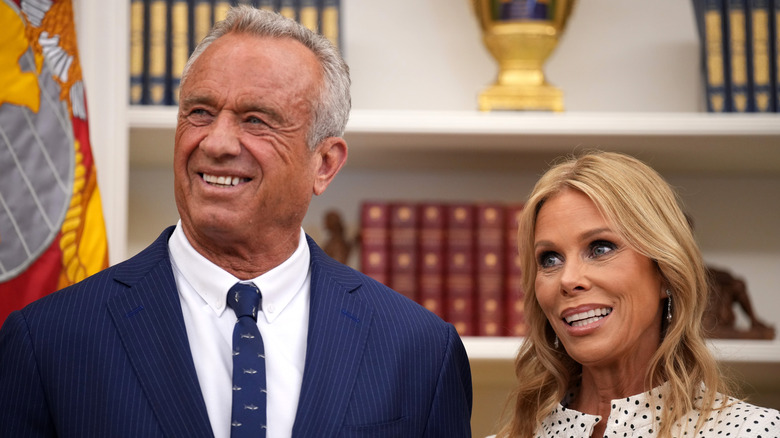 RFK Jr. and Cheryl Hines smiling
