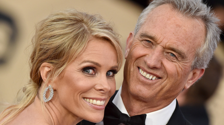 Cheryl Hines and Robert F. Kennedy Jr. smiling