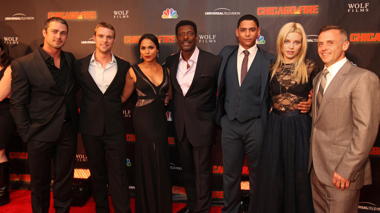 The cast and crew of 