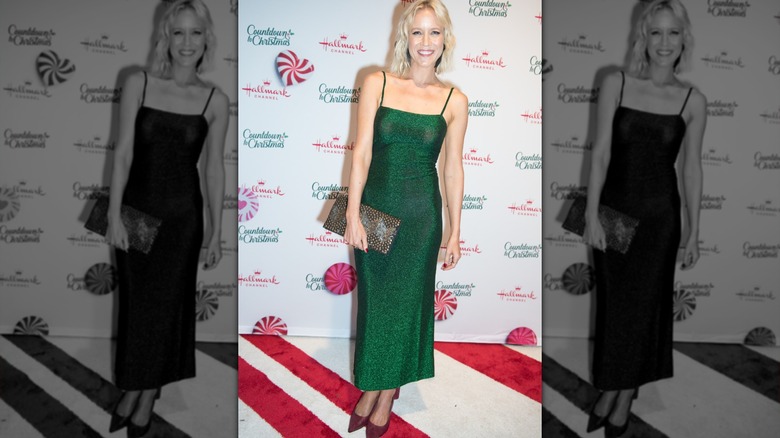Jessy Schram attends Hallmark Channel's Countdown To Christmas Holiday Celebration.